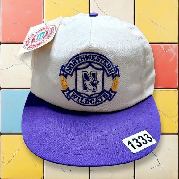University Square Other - Vintage 90s Northwestern Wildcats Snapback Hat University Square Deadstock NCAA